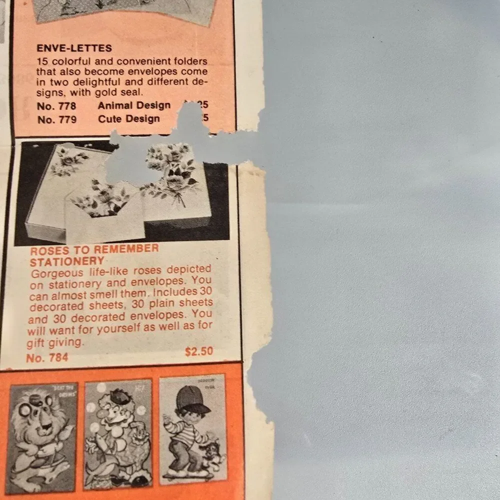 1976 - 1977 Mail Order Gift Guides Leaflets 7 Mill Street Wilton New Hampshire
